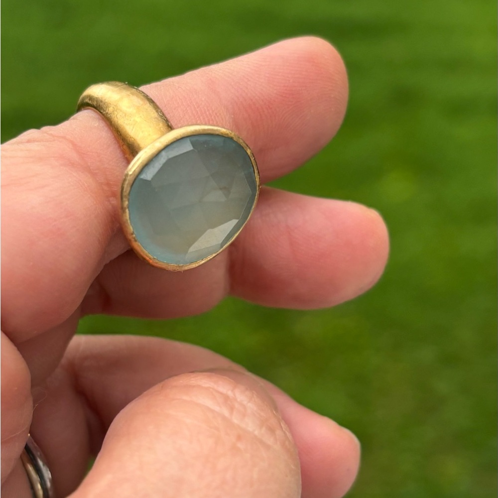 Ananda Soul Aquamarine Women's Ring - Size 7️⃣ | *Fast Shipping* - Picture 8 of 9
